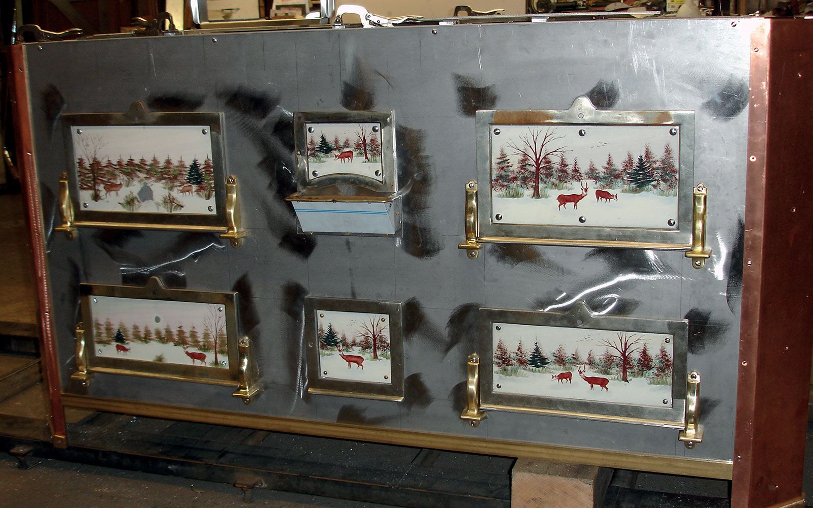 Fabrication d'un fourneau bois