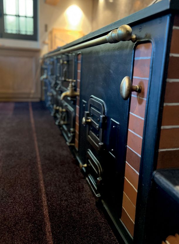 Harmonie entre la brique et la fonte