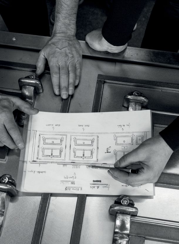 Lecture d'un plan de fourneau bois